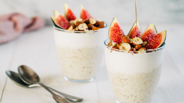 Spiced Tahini and Fig Overnight Oats