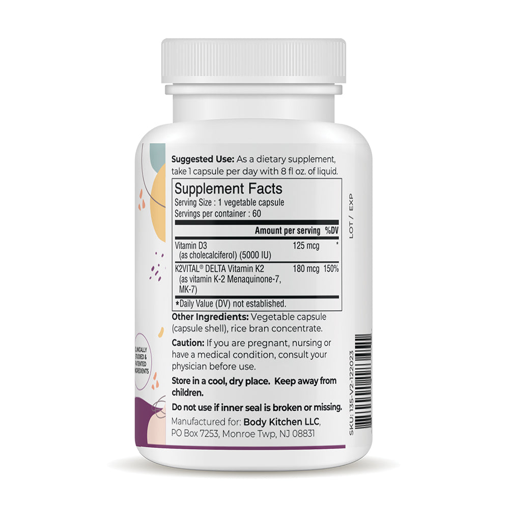 Vitamin D + K2 60CT