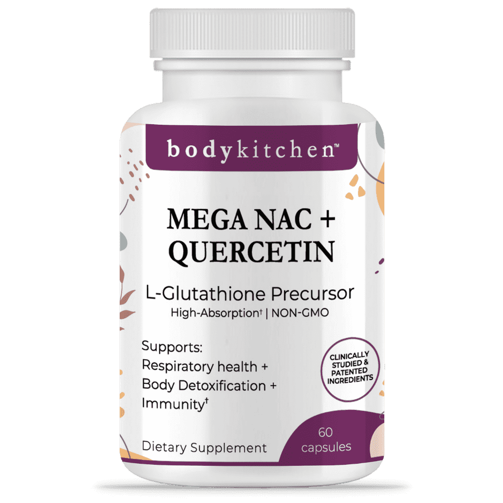 Mega NAC + Quercetin Supplement | Body Kitchen Mega NAC + Quercetin Supplement | Body Kitchen