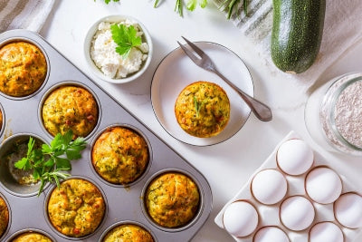 Collagen Protein Zucchini Muffins