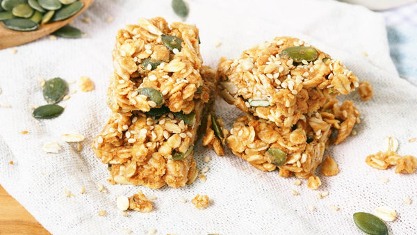 Lunchbox-Friendly Collagen Seed Bars (Nut-Free)