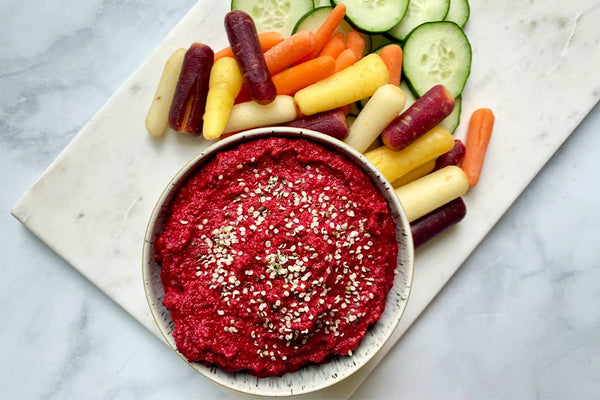 Beet-iful Collagen Hummus for Beautiful Skin