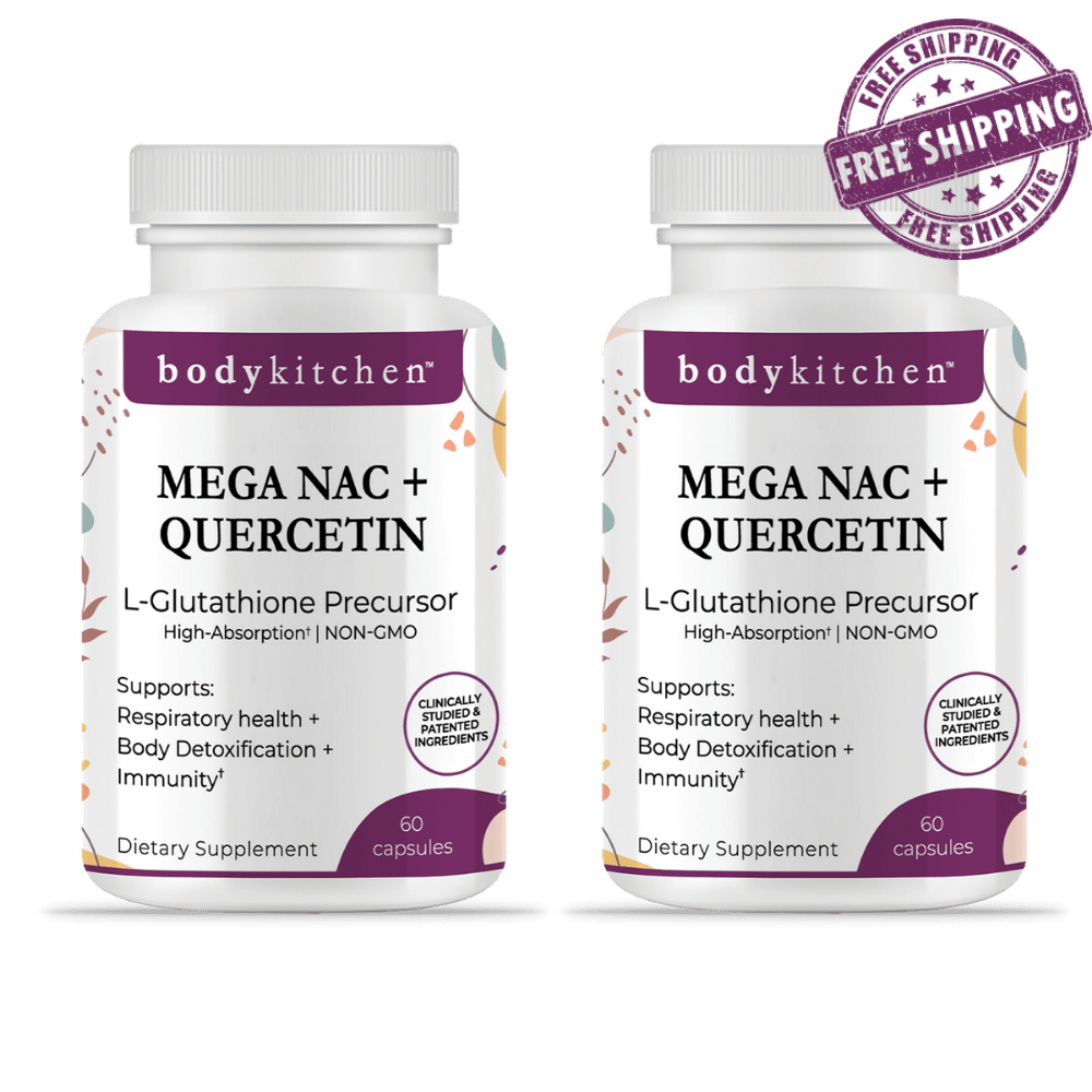 Mega NAC + Quercetin - 2 Bottles