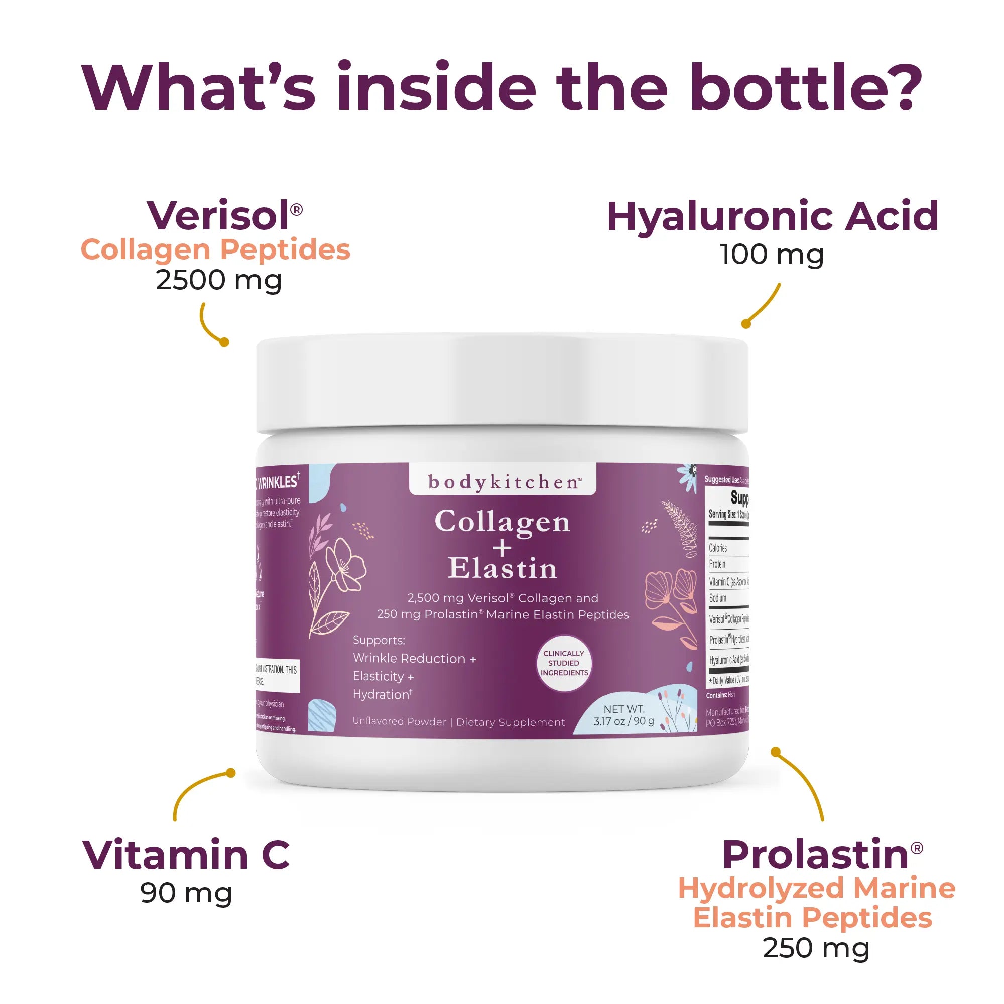 Collagen + Elastin Peptides Powder