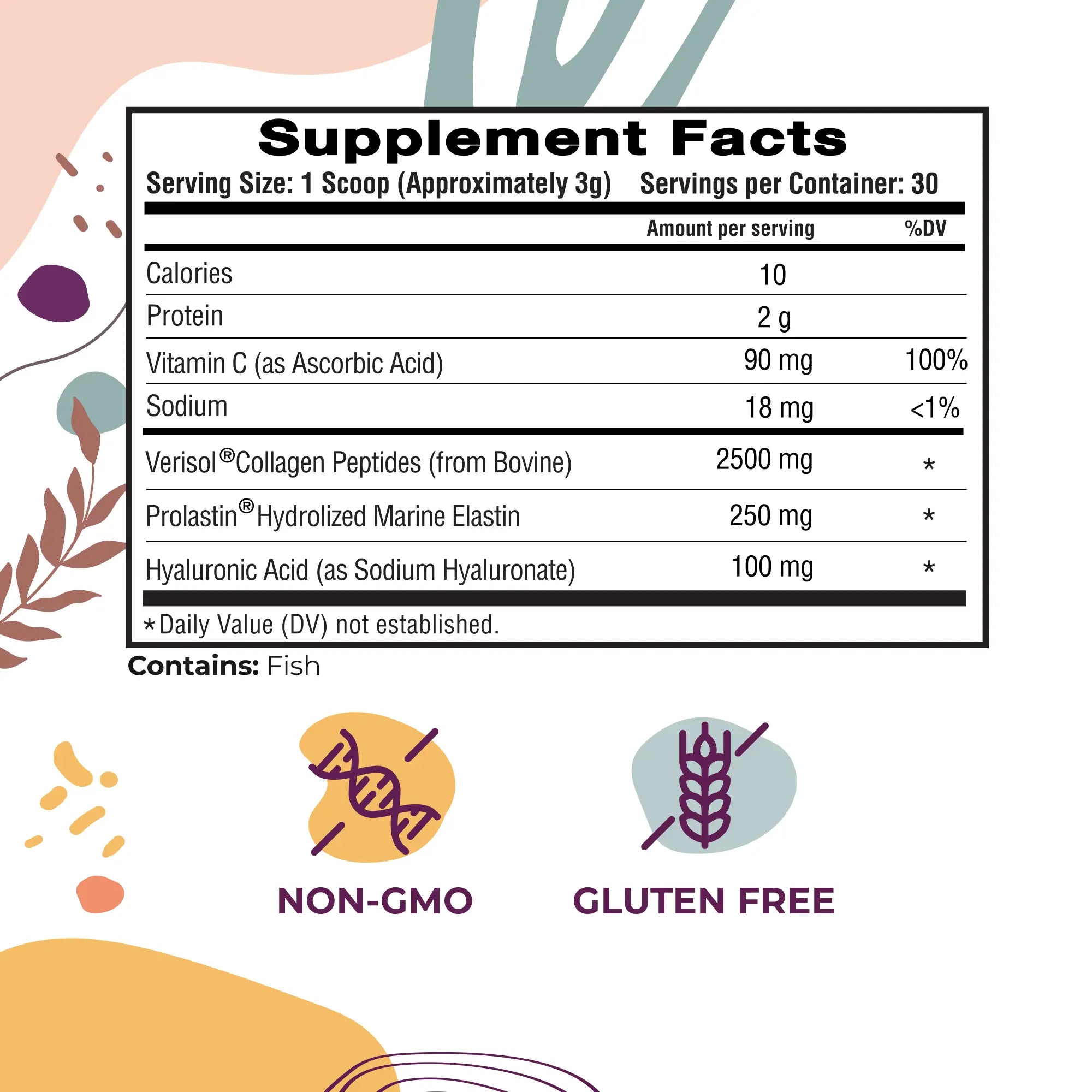 Collagen + Elastin Peptides Powder