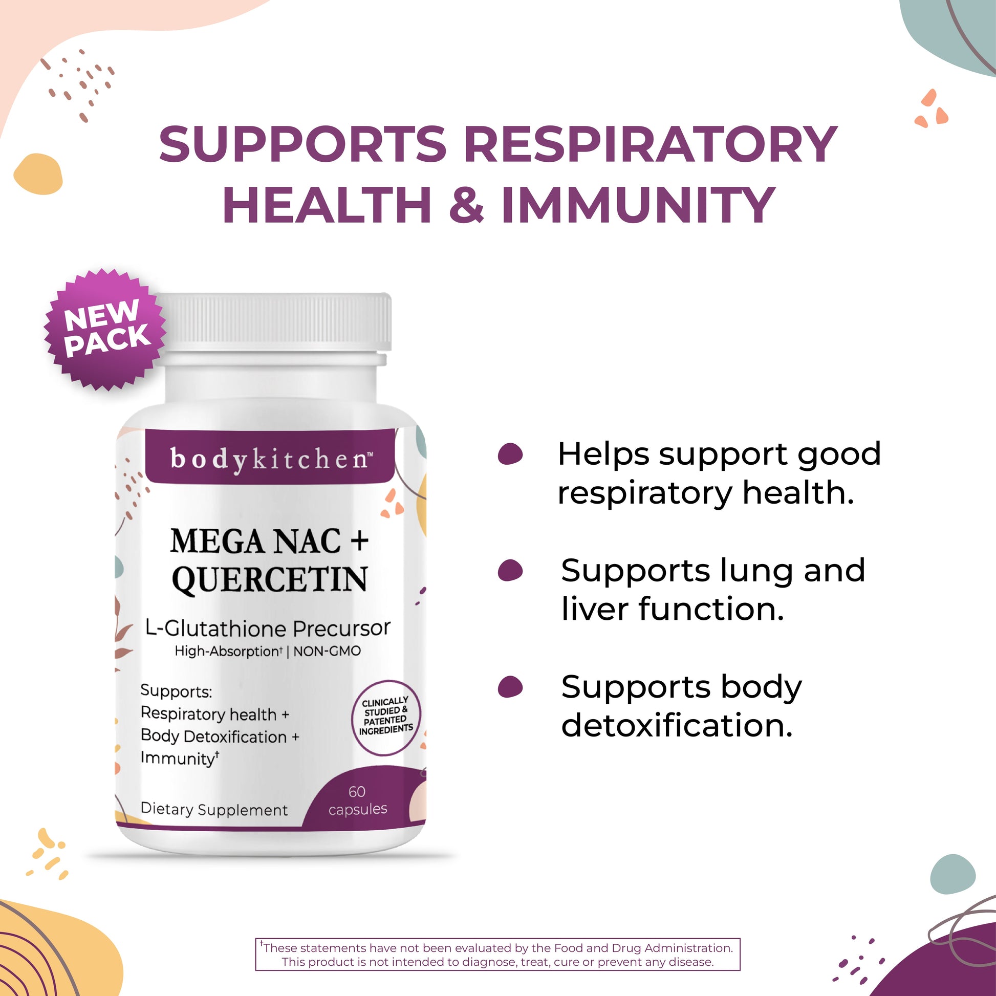 Mega NAC + Quercetin - 1 Bottle