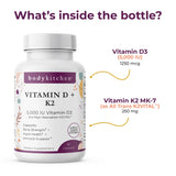 Vitamin D + K2 60CT