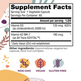 Vitamin D + K2 60CT