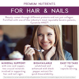 Keratin plus minerals for hair and nails