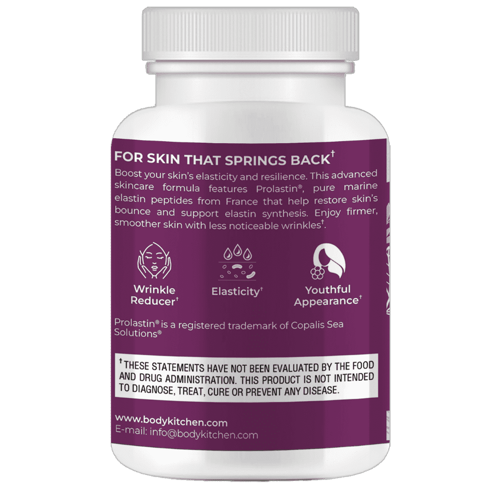 Pro-Elastin Supplement, Boosts Collagen and Elastin